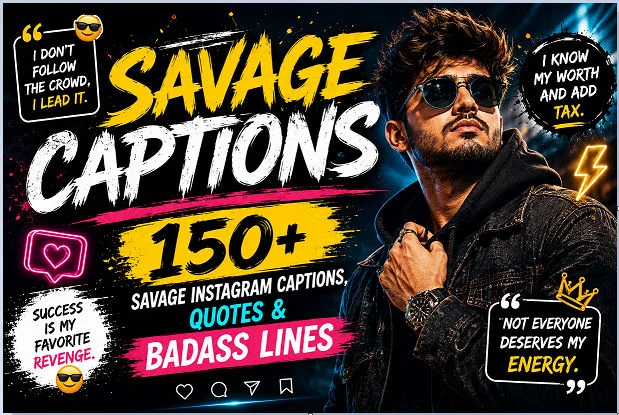 Savage Instagram Captions,
