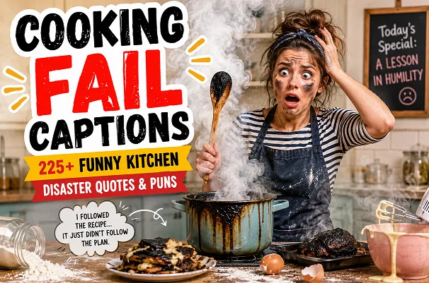 Cooking Fail Captions