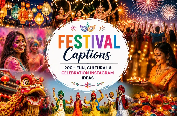 Colorful festival celebration with decorations, lights, cultural performances, happy people, and festive atmosphere representing global traditions and celebrations.