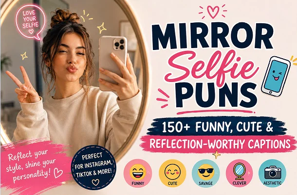 Mirror Selfie Puns