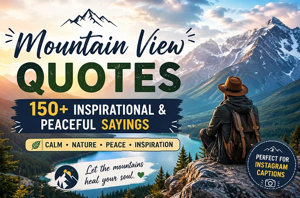 Mountain View Quotes