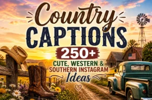 Country Captions: 250+ Cute, Western & Southern Ideas🤠
