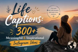 Life Captions: 300+ Meaningful & Inspirational Instagram Ideas 🌍