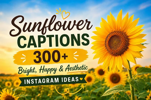 Sunflower Captions